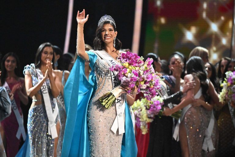 Die frisch gekrönte Miss Universe, Sheynnis Palacios aus Nicaragua. AFP