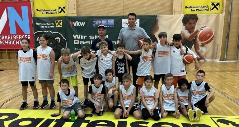 Die jüngsten Spielerinnen und Spieler des BCO Bludenz. Verein