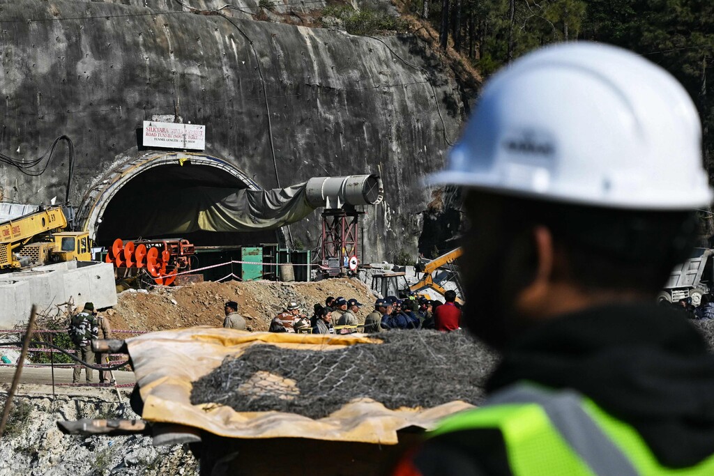 Immer wieder Rückschläge für die Retter bei Tunnel-Drama in Indien