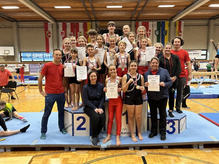 Die Turnerschaft Kennelbach glänzte auf der Bühne der österreichischen Turn10-Meisterschaft.TS Kennelbach