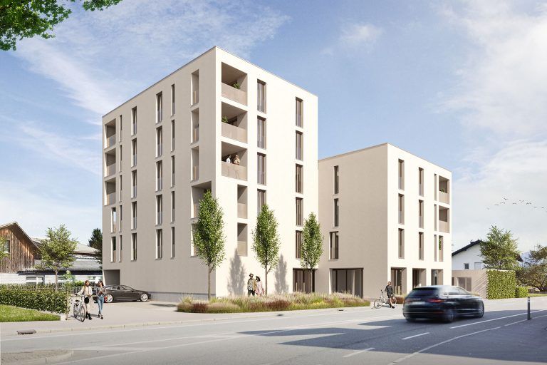 Wohnanlagen hat das Lustenauer Architekturbüro für private wie für gemeinnützige Wohnbauträger geplant. Und will das auch weiterhin machen. <span class="copyright">Dieter Vetter ZT</span>
