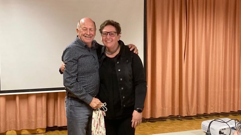 Franz Burtscher mit Obfrau Rosmarie Geier. PVÖ