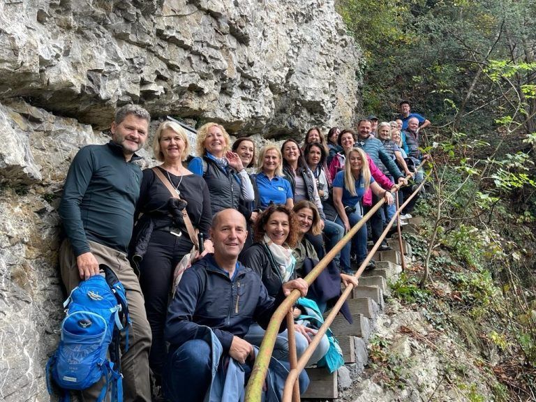 Gemeinsam durch die Zeit – der Jahrgang 1969 aus Rankweil-Brederis auf Wanderabenteuer in Feldkirch.Jahrgang 1969 Rankweil-Brederis