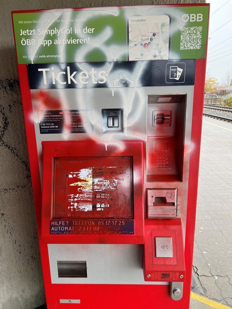 Der Automat ist nicht mehr nutzbar. <span class="copyright">VN/Schuster</span>