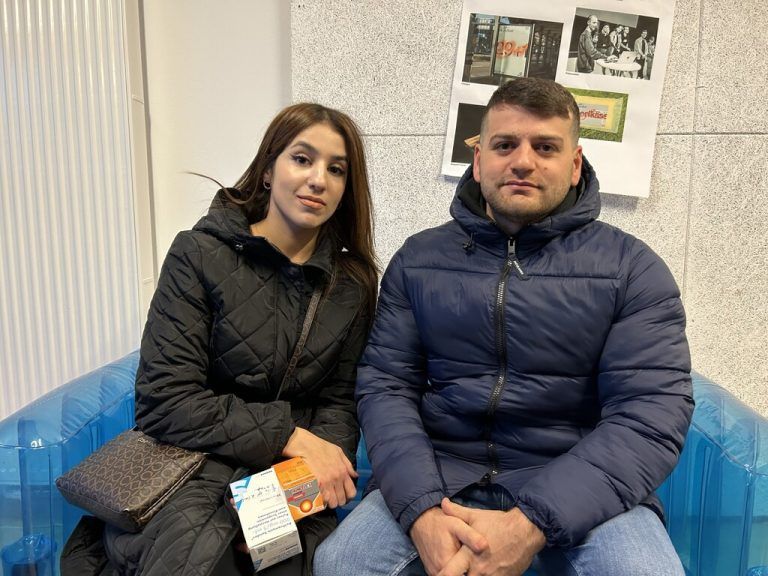 Maria Mirsoian und Ruslan Usubyan.