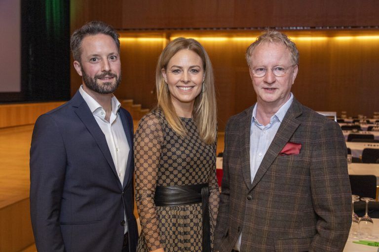 Martin Wagner (l.) sowie Kerstin Polzer und Bernhard Ammann.