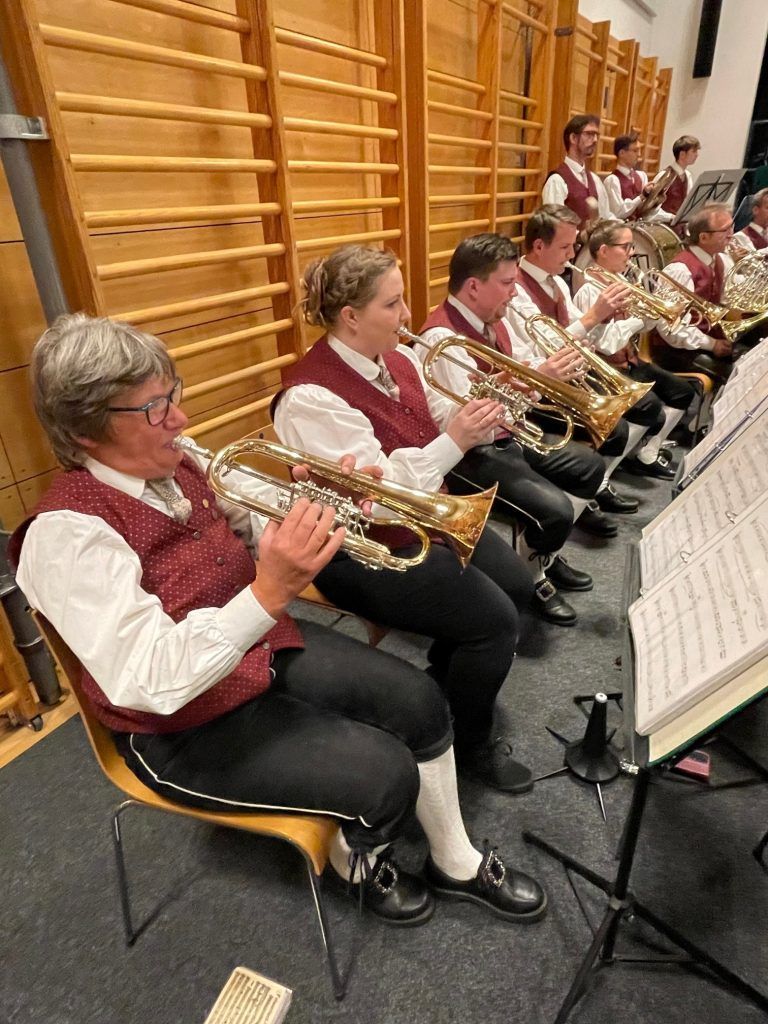 Der Musikverein Frastanz ließ keinen der zahlreichen Musikwünsche unerfüllt.