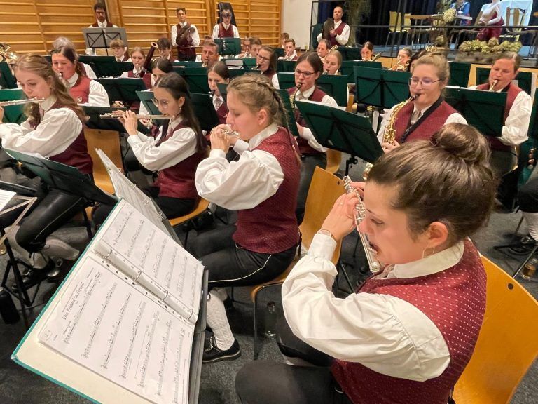 Der Musikverein Frastanz hatte für das Wunschkonzert ein breites Repertoire  eingeübt.