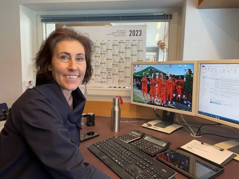 Neben dem Nachwuchsprojekt arbeitet Sandra bei der Firma Tischlerei Künzler in Bizau. VN/NATTER,Künzler