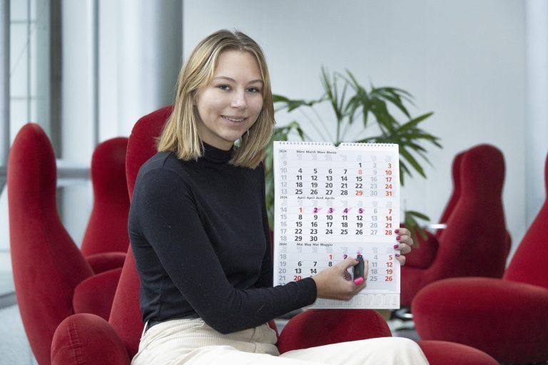 Mia aus Lustenau hat sich ihre freien Tage schon dick im Kalender angestrichen. <span class="copyright">VN/Paulitsch </span>