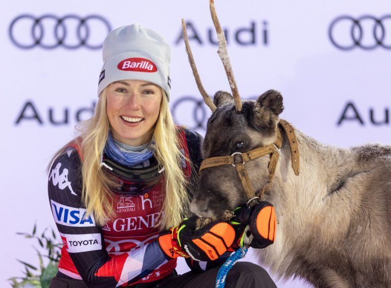 Shiffrin ist auf Namenssuche für ihr siebtes Rentier.