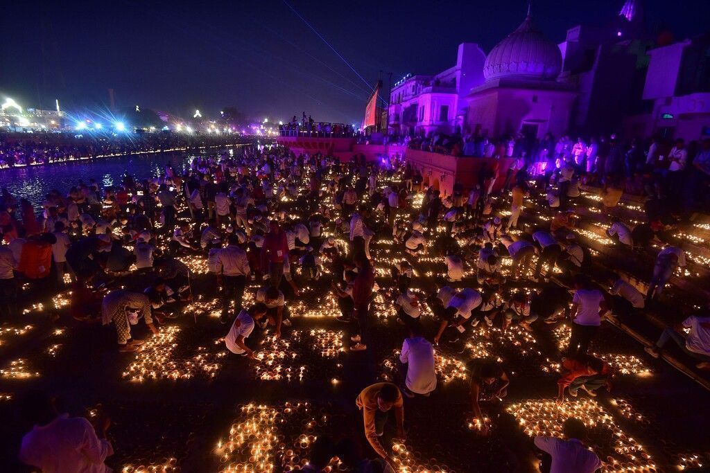 Neuer Rekord bei Diwali-Lichterfest