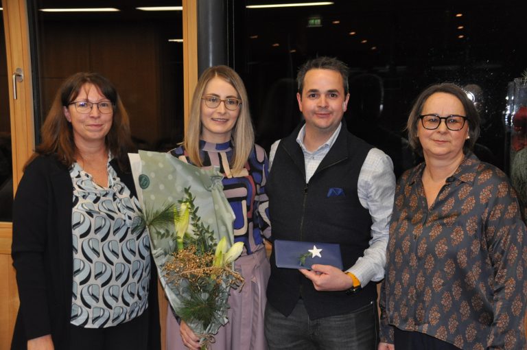 Alexandra Schalegg, Maria und Martin Schanung sowie Heike Hartmann. <span class="copyright">Bilder: HAB</span>