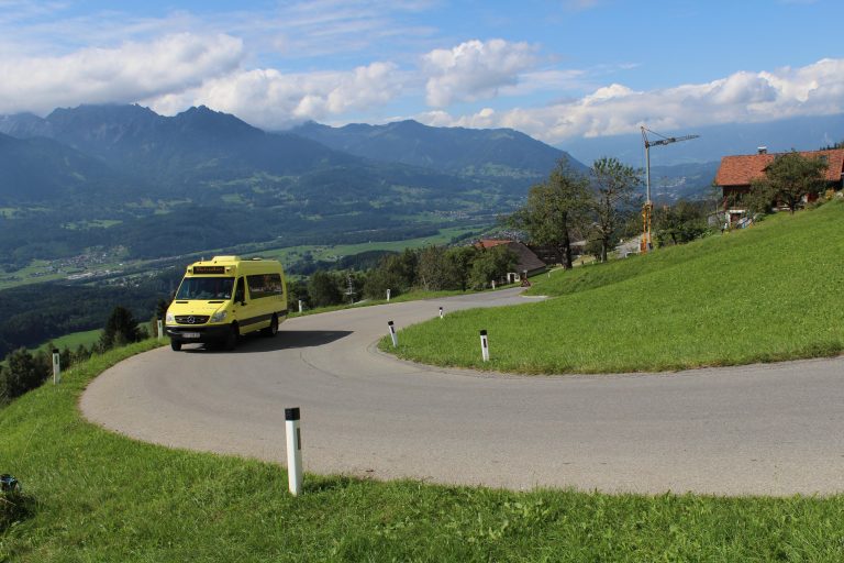 Mit dem Landbus in die Berge: Heutige Linie 550 verkehrt als Linie 75a bereits seit 2003.
