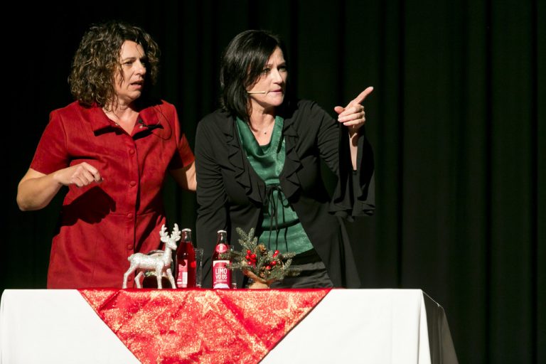 Kupnik und Aberer starteten erfolgreich in ihre kabarettistische Weihnachtstour. <span class="copyright">Privat (5)</span>