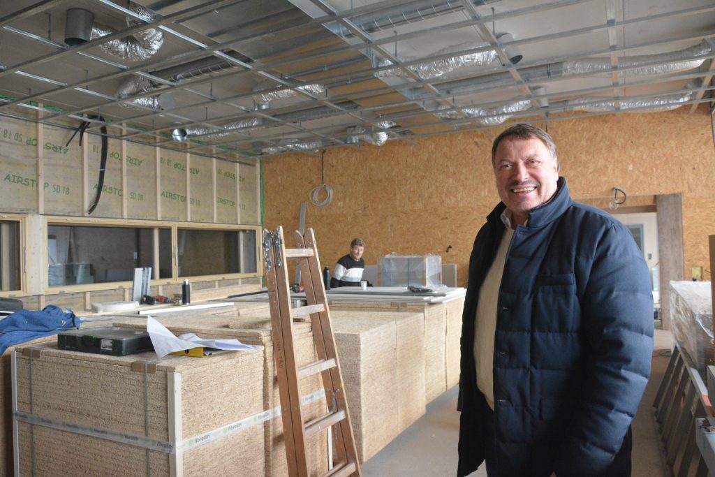 Schützenhaus Rheintal nimmt Gestalt an