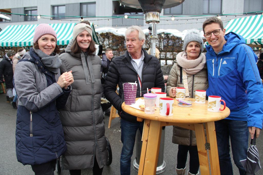 Hier gab es einen Weihnachtsmarkt mit Kunsthandwerk
