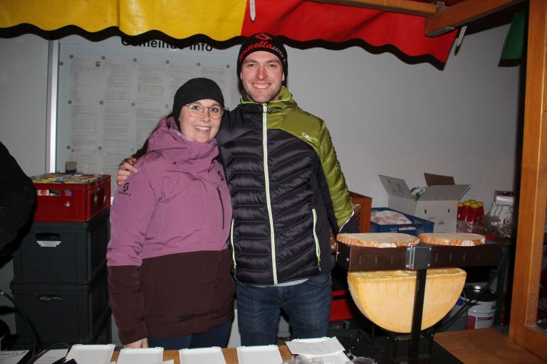 Ein feines Raclette-Brot durfte natürlich nicht fehlen.