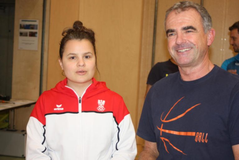 Peter Lins mit Diana Picorusevic.