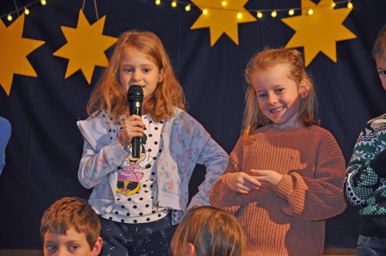 Die Kinder waren mit Freude bei der Sache.