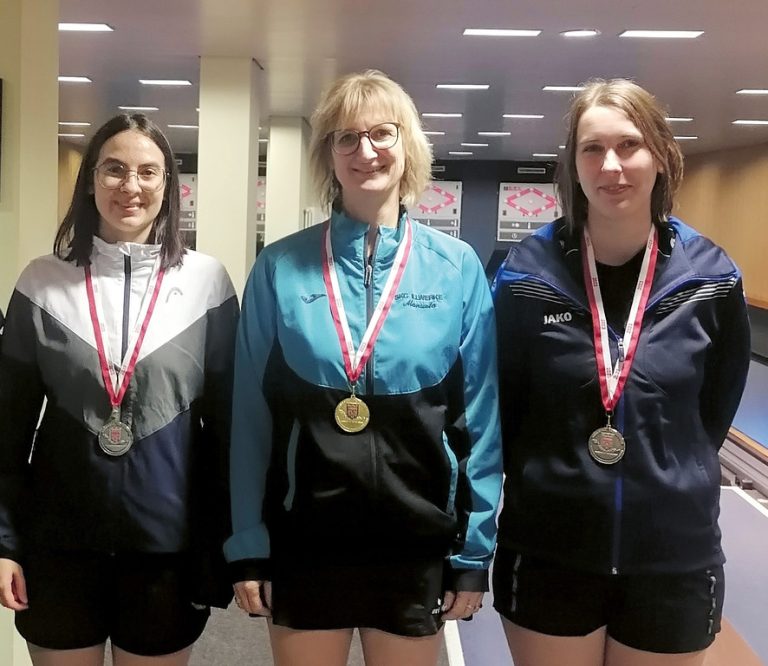 Stefanie Sieber (rechts) vom SKC Bergfalken Koblach wurde Dritte.