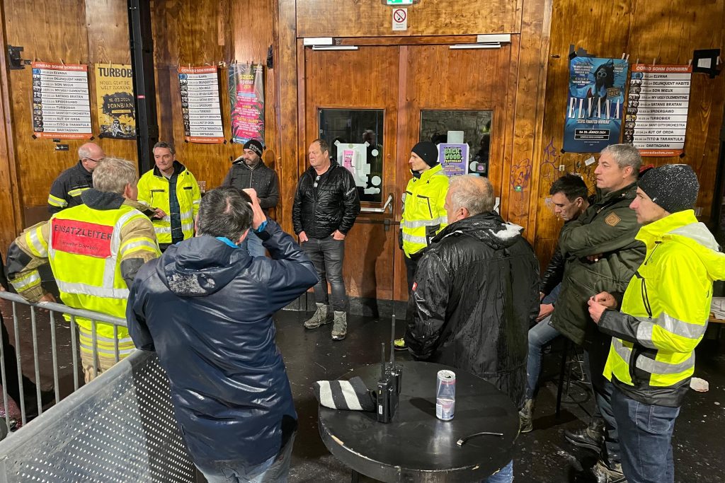 Besucher des Conrad Sohm konnten evakuiert werden