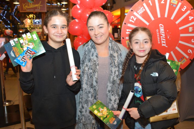 Hatten Glück: Tuana, Halime und Talia Türkoglu.