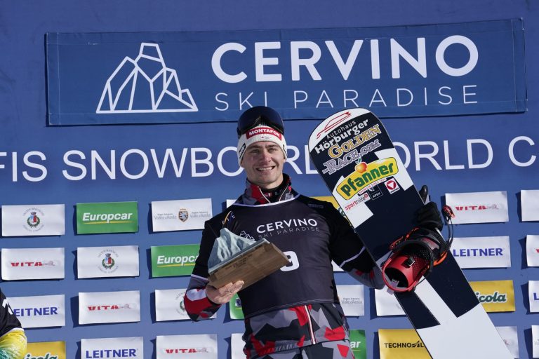 Nachdem er im Vorjahr seinen 15. Weltcupsieg in Cervinia holt, war heute der 16. für Alessandro Hämmerle dran. <span class="copyright">Pierre Lucianaz</span>