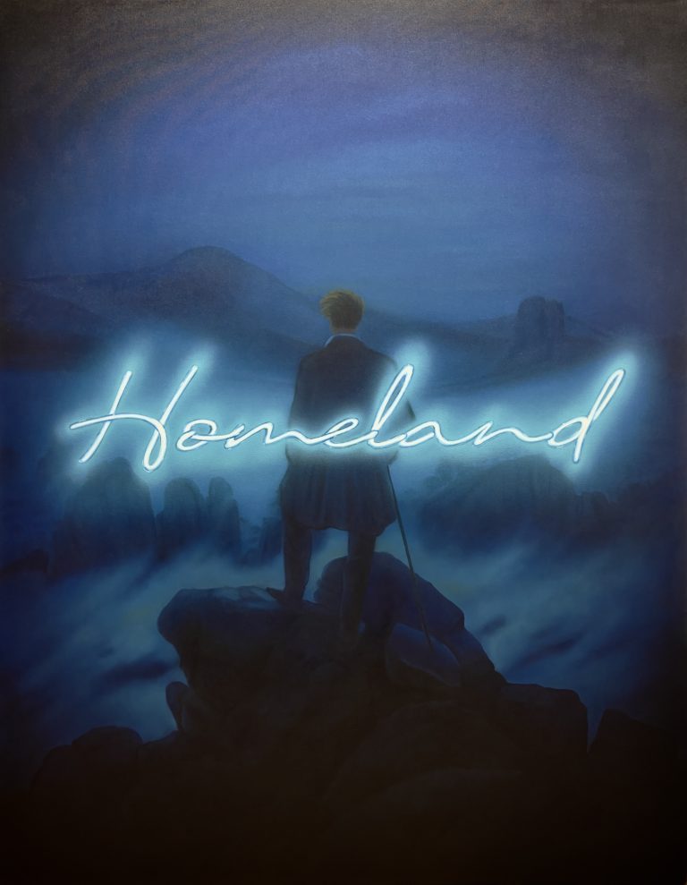 Das Ölgemälde auf Leinwand "Homeland" von Alican Leblebici. <span class="copyright"> Alican Leblebici</span>