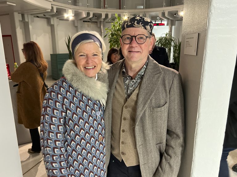 Angelika Schwarzmann kam mit Gatte Erich nach Dornbirn.