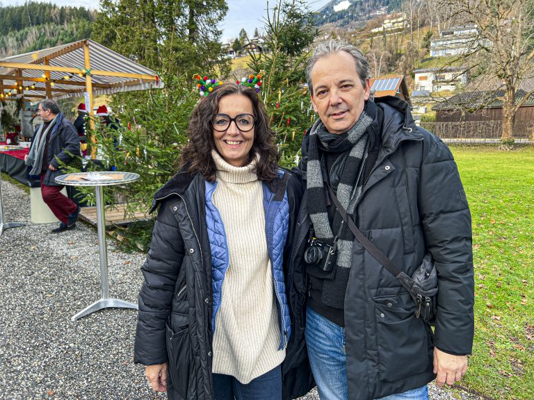 Conny Amann und Udo Mittelberger unterstützen die gute Sache.