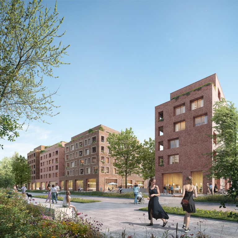In Ulm wird derzeit das Quartier „Dichter4" gebaut – geplant wurde es von Baumschlager Eberle. <span class="copyright">FA</span>