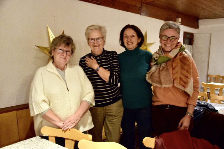 Von links: Monika Eberharter, Lisa Schwärzler, Maria Lorünser und Hildegard Burtscher.