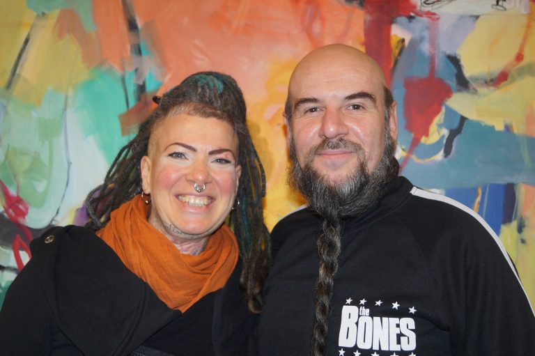 Das Künstlerpaar Birte Strahlenbach und Patrick Roth.
