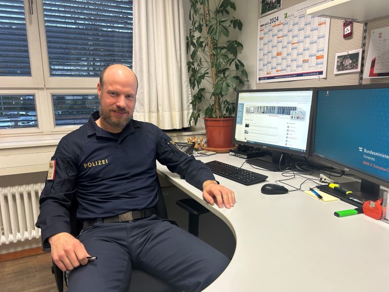 Felizian Herburger ist bei der Polizei. <span class="copyright">sohm</span>