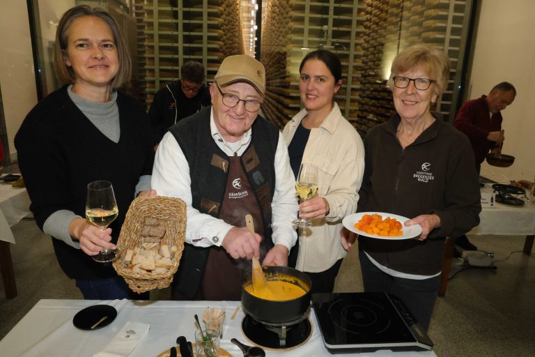Christina Rusch, Reinhard A. Lechner, Caroline Jäger (Käsestraße) und Margit Fussenegger. <span class="copyright">AME/9</span>