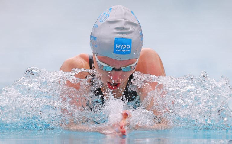 Anabel Huth zeigte in ihrer Paradedisziplin Brustschwimmen auf. <span class="copyright">GEPA</span>