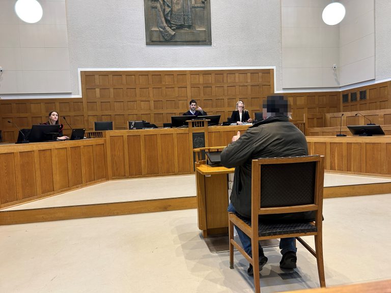 Der Angeklagte vor Richter Martin Mitteregger: „Hatte einen epileptischen Anfall." <span class="copyright">vn/gs</span>