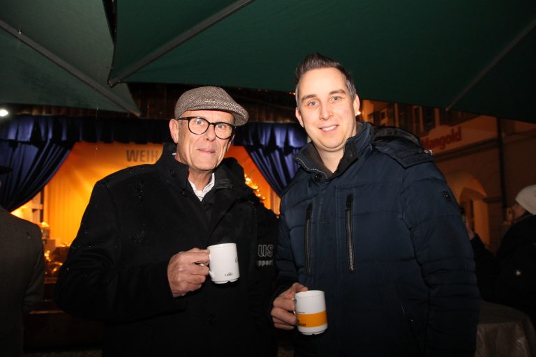 Frastanzer Bürgermeister Walter Gohm und Christian Neyer.