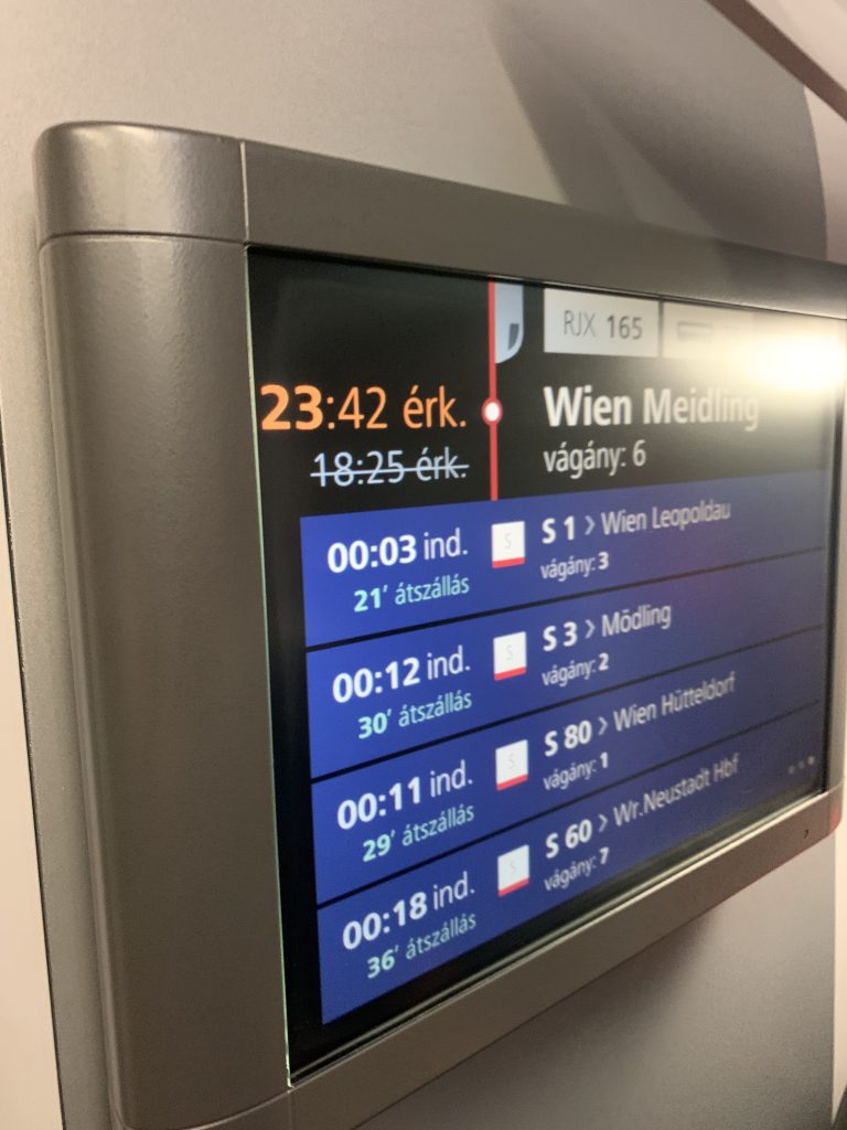 In Wien Meidling kam er erst gegen Mitternacht wieder an. <span class="copyright">Kilian</span>