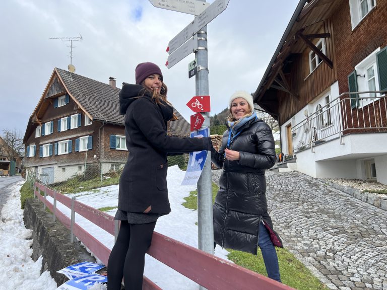 Isabella Baur und Marion Hepberger wiesen den Weg.