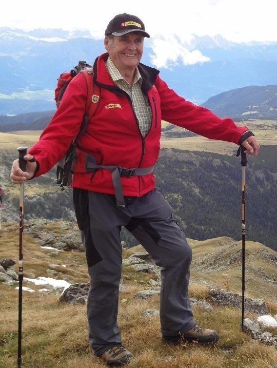 Josef Gantner hört nach 20 Jahren als Wanderführer auf. <span class="copyright">privat</span>