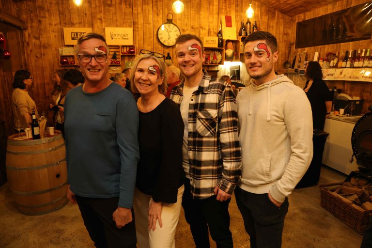 Martin Frick, Beate Dorner, Mike Frick und Mark Begonja.