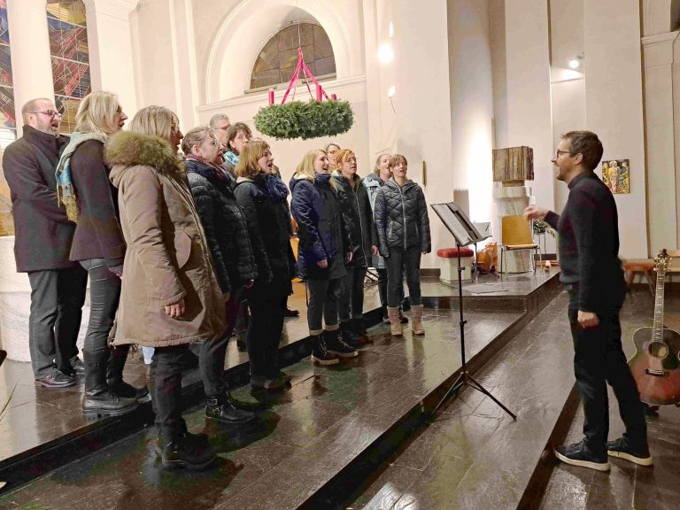 Das Klangquadrat Wolfurt wusste sich stimmlich in Szene zu setzen.