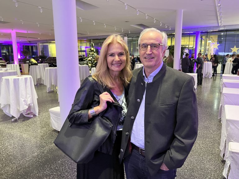 Michaela und Markus Beck waren für die gute Sache dabei.