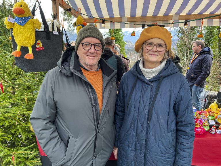 Mit dabei: Irmgard und Franz Abbrederis.