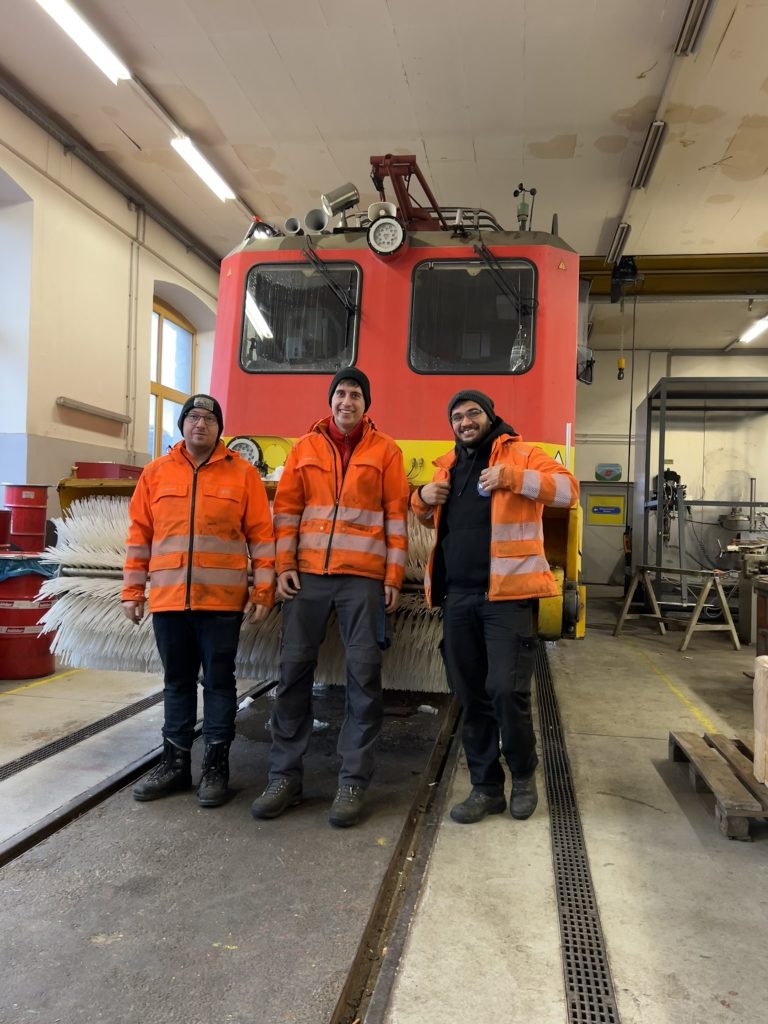 Alexander Hagenauer, Simon Micheli, Mohammadjaser Karimi (v. l.). <span class="copyright">öbb</span>