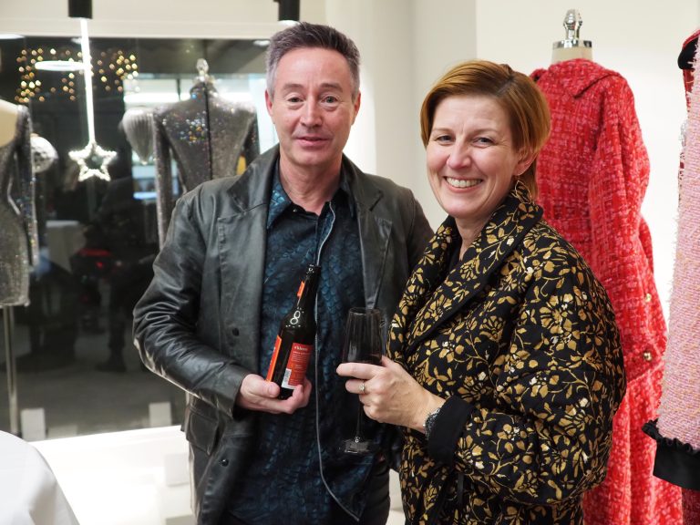 Oliver Prantl (Sparkasse Bregenz) und Heidi Mark (Inside Dornbirn).