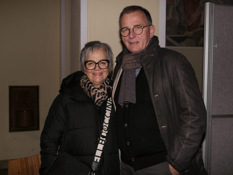 <br>Andreas und Evelyn Pasolli wollten sich das Event nicht entgehen lassen. 