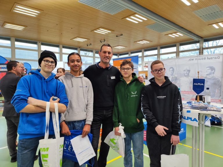 Großes Interesse zeigten die Schüler.